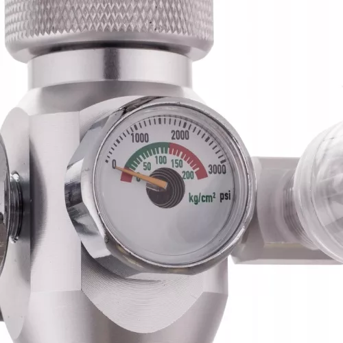 Akváriumi CO2 reduktor buborékszámlálóval és 12V mágnesszeleppel