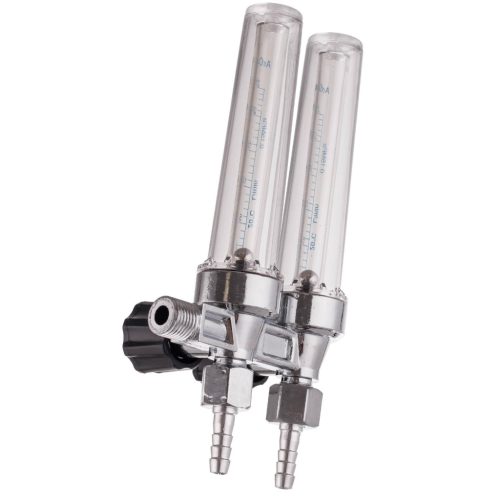 Dupla Rotaméter Ar/CO₂ Gázáramlás-mérő Hegesztéshez és Akvarisztikához