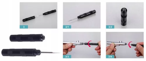 Airbrush Tisztító és Karbantartó Szett