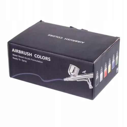 24 darabos Airbrush Akrilfesték Szett