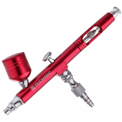 TC Technic AB-140 Red Kétfunkciós Aerográf, 0,3 mm