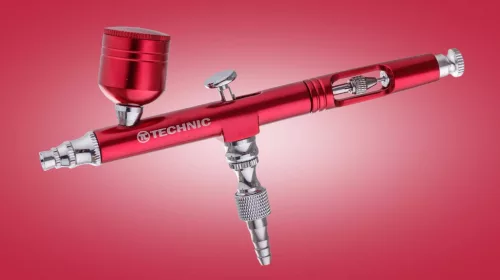 TC Technic AB-140 Red Kétfunkciós Aerográf, 0,3 mm