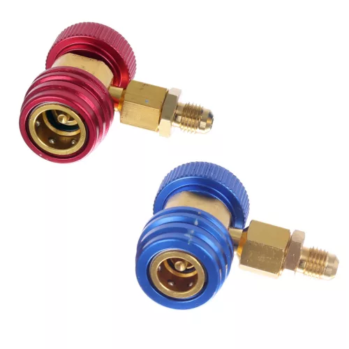 R134A autóklíma gyorscsatlakozó készlet (HP + LP, 2 db)