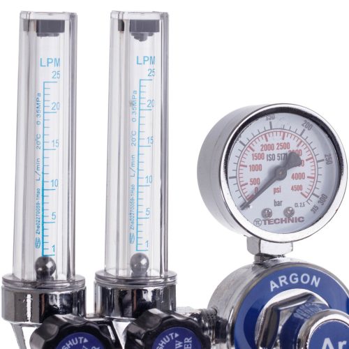 Kétrotaméteres Nyomáscsökkentő Argonhoz és CO2-höz, 2x25 l/perc
