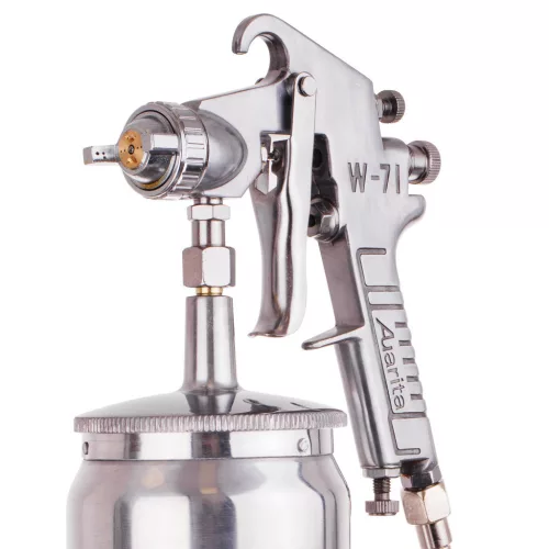 AUARITA W-71S Alsó Fém Tartályos HP Szórópisztoly (2,0 mm-es Fúvókával, 600 ml)