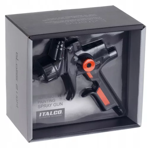 ITALCO GLOSS LIGHT Mini HVLP Festékszóró Pisztoly 0,8 mm Fúvókával
