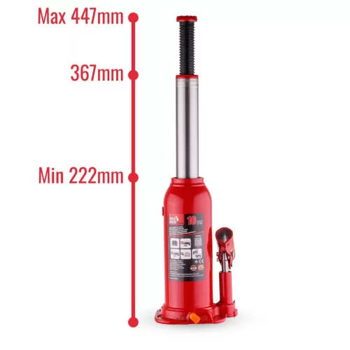 Big Red 10 tonnás hidraulikus oszlopos emelő