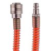 20m Pneumatikus Spiráltömlő 8x12mm PE 10 bar Gyorscsatlakozóval
