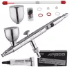 AIRGOO PRIME Airbrush Festékszóró Készlet 0.3/0.5mm fúvókával
