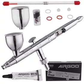   AIRGOO PRIME Airbrush Festékszóró Készlet 0.3/0.5mm fúvókával