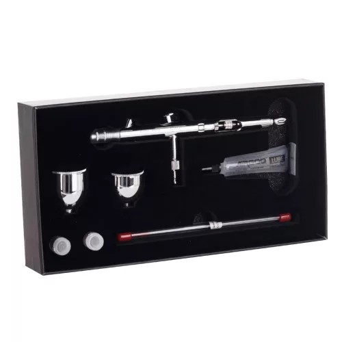 AIRGOO PRIME Airbrush Festékszóró Készlet 0.3/0.5mm fúvókával