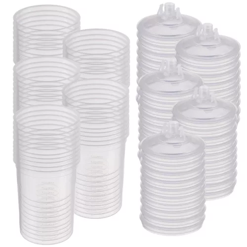 PPS Festékkeverő Pohár Készlet, 800ml, 125µm szűrővel (50+1 db)