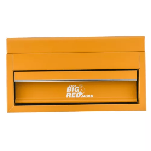 BIG RED Fém Szerszámtartó Ládá, Fiókos, Sárga (26x14x17 cm)