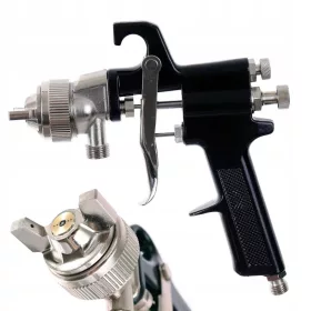   TC Technic magasnyomású (HP) festékszóró pisztoly 1,8 mm fúvóka, 4–8 bar üzemi nyomás, 280–370 l/perc levegőfogyasztás, 3/8"-os festéktömlő-csatlakozás