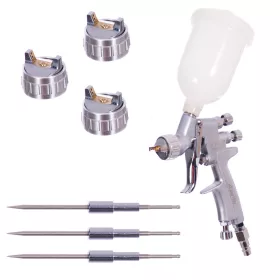   Auarita H-921 Mini HVLP Festékszóró Pisztoly, 0,8 és 1,2 mm Dűznivel