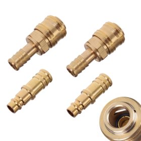   Dupla TÍPUS 26 Pneumatikus Gyorscsatlakozó Készlet 12 mm tömlőhöz, önzáró