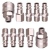 10 részes Pneumatikus Gyorscsatlakozó Készlet 1/4" Menettel