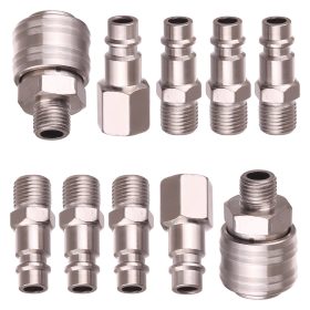   10 részes Pneumatikus Gyorscsatlakozó Készlet 1/4" Menettel