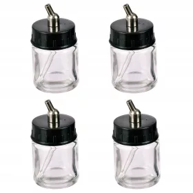   4 db 22 ml-es BD-02 Üveg Festéktartály Aerográfhoz Készlet