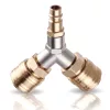 Pneumatikus Gyorscsatlakozó Készlet T-idommal, 1/4", 16 bar, TYP-26