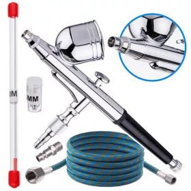   AB-130 Kettős Működésű Modellező Festékszóró Szett 0.2/0.3mm