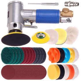   TC Technic AT-8018 pneumatikus excenteres polírozó készlet 75mm, 15000 ford/perc