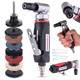 Mini Pneumatikus Sarokcsiszoló Készlet, 50mm