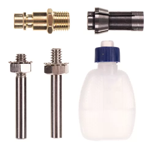 Pneumatikus Mini Sarokcsiszoló Készlet Kofferben, 6mm / 3mm