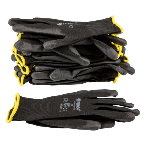 Poliuretán Munkavédelmi Kesztyű, 10-es méret (10 pár)