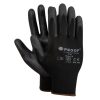 Fekete Poliuretán Munkakesztyű, 9-es méret