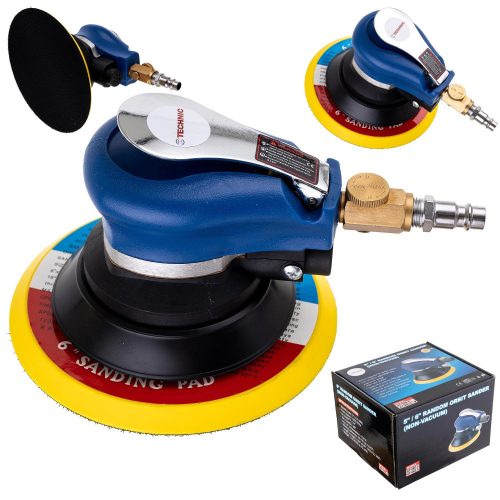 Professzionális 150 mm Pneumatikus Excentercsiszoló Technic AT-980-6, 9000 ford./perc, 140 l/perc levegőigény, 2,25 kg
