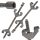 TC Technic McPherson Rugóösszehúzó Készlet, 2 darab, 380 mm, Acélszerkezet, 2,2 kg, 21 mm Gomb