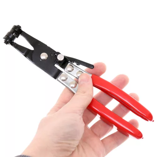 Egyenes Tömlőbilincs Fogó 217 mm, Reteszelő Mechanizmussal