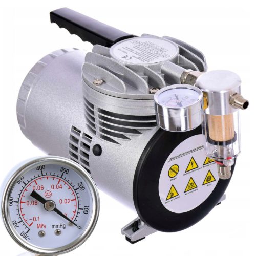 Technic AS26 Membrános Vákuumszivattyú - 50 dB Zajszint, 68 l/perc Teljesítmény, 125W, 1450/perc Fordulatszám