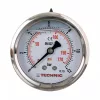 TC Technic Glicerines Nyomásmérő Óra, 63 mm, 0-12 Bar