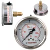 TC Technic Glicerines Nyomásmérő Óra 63mm, 0-16 Bar, 1/4" Hátsó Csatlakozás