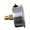 TC Technic glicerines nyomásmérő óra - 63 mm, 1/4" hátsó csatlakozás, 0-600 Bar