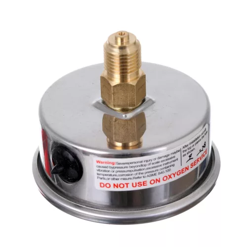 TC Technic Glicerines Nyomásmérő 63mm, 1/4" Hátul, 0-600 Bar