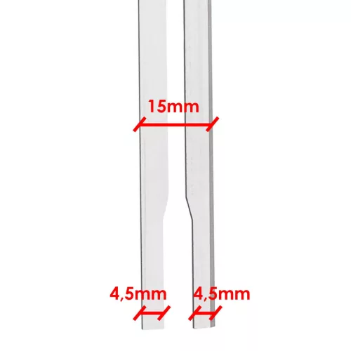 Hővágó Kés Tartalék Penge, 15 cm Rugalmas Acél