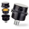 Fémházas Bemeneti Légszűrő Kompresszorhoz 1/2" Menettel - TC Technic CS-12M, Redőzött Szűrő, Fémházas Kialakítás