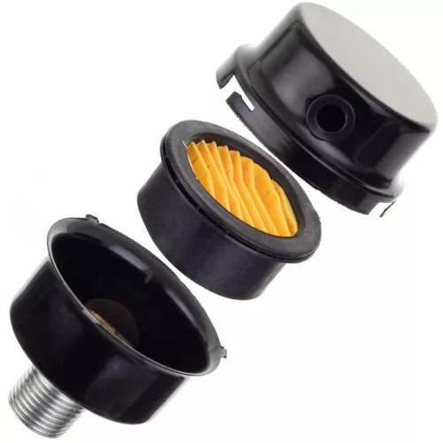 Fémházas Légszűrő Kompresszorhoz 1/2" Menettel, Redőzött