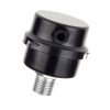 Fémházas Bemeneti Légszűrő Kompresszorhoz 1/2" Menettel - TC Technic CS-12M, Redőzött Szűrő, Fémházas Kialakítás