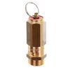 Biztonsági szelep kompresszorhoz, 1/2" menetes csatlakozással, maximális nyomás: 8 Bar, sárgaréz kivitel, átfolyás: 5525 l/perc - Air Tek
