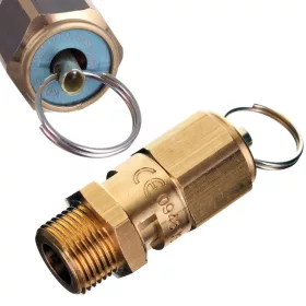 Air Tek Kompresszor Biztonsági Szelep, 3/8" 15 bar