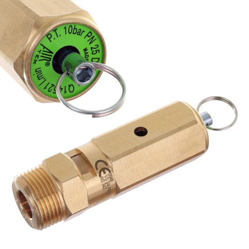 Biztonsági szelep kompresszorhoz, 3/4" Menetes, 10 Bar - Air Tek