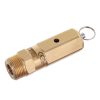 Biztonsági szelep kompresszorhoz - 3/4" menetes, 13 bar, Air Tek - Sárgaréz, 14521 l/perc átfolyás