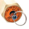 Biztonsági szelep kompresszorhoz - 3/4" menetes, 13 bar, Air Tek - Sárgaréz, 14521 l/perc átfolyás