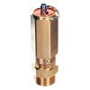 Biztonsági szelep kompresszorhoz - 3/4" menetes, 13 bar, Air Tek - Sárgaréz, 14521 l/perc átfolyás