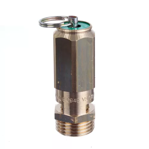 Air Tek Biztonsági Szelep 1/2" 15 bar, Sárgaréz