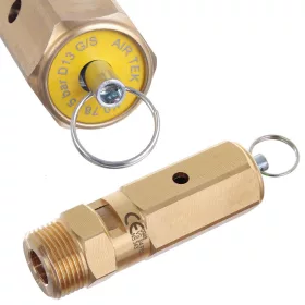 Air Tek Biztonsági szelep kompresszorhoz, 3/4", 15 bar